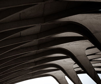 Low angle view of building ceiling