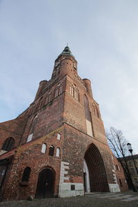 Low angle view of historical building against sky