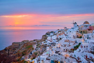 Famous greek tourist destination oia, greece