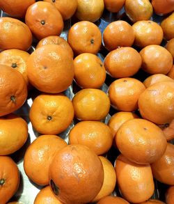 Full frame shot of oranges