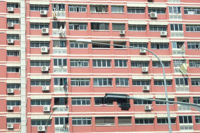 Low angle view of building in city