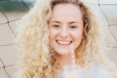 Portrait of a smiling young woman