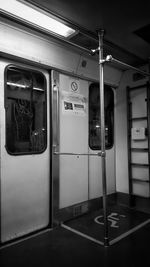 Train at railroad station platform