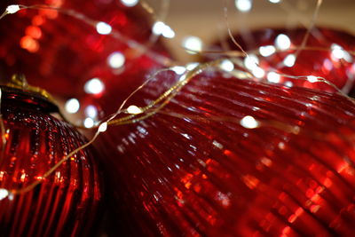 Full frame shot of christmas lights