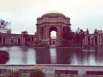 Built structure in water