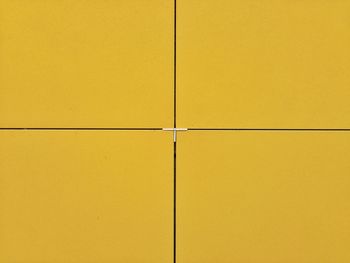 Full frame shot of yellow wall