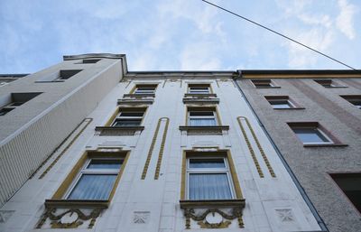 Low angle view of building against sky