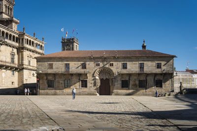 University building in the city of santiago de compostela, spain