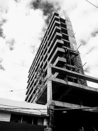 Low angle view of building against sky