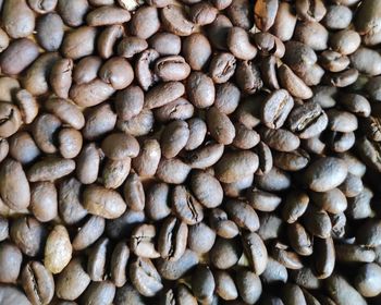 Full frame shot of coffee beans