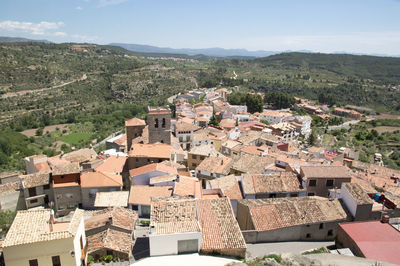 Houses against sky