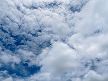 Low angle view of clouds in sky