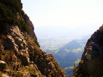 Scenic view of lake and mountains