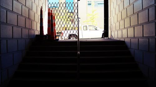 Staircase in building