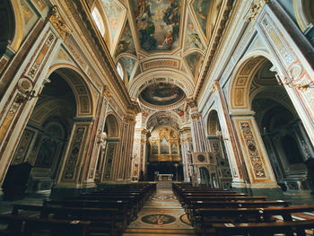 Low angle view of ornate building