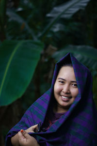 Portrait of a smiling young woman