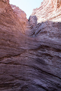 Rocks formations in cafayate argentina