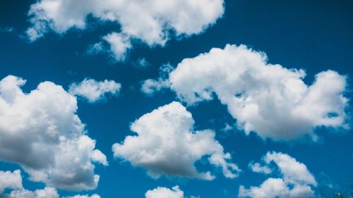 Low angle view of clouds in sky