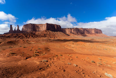 View of rock formations