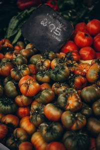 Full frame shot of vegetables