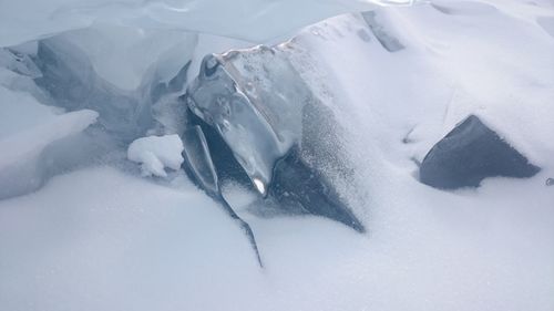 Close-up of snow