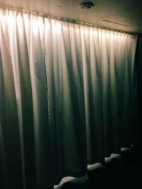 Close up of curtain