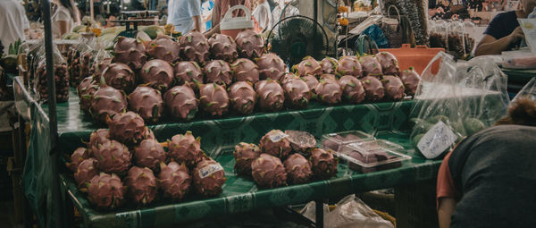 Vegetables for sale in market