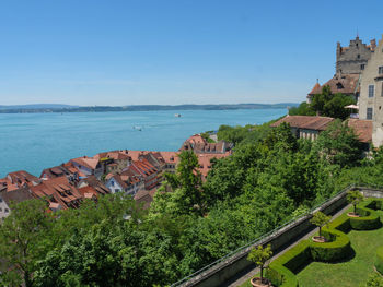 Meersburg at the lake constance