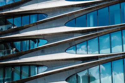 Low angle view of glass building