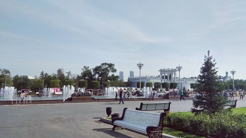 Group of people in park