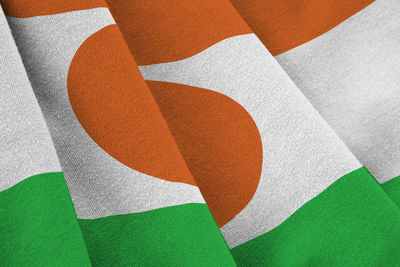 Full frame shot of indian flag