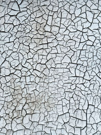 Full frame shot of cracked field