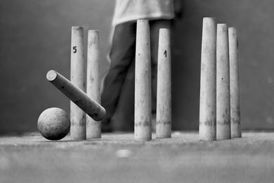 Close-up of cigarette on table