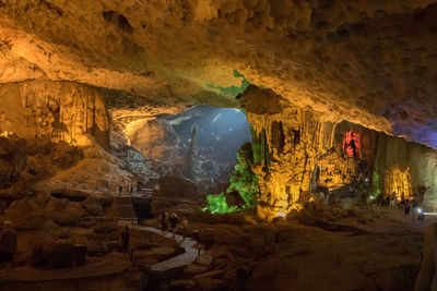 Rocks in cave