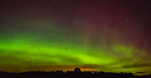 Low angle view of sky at night