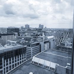 View of european parliament 