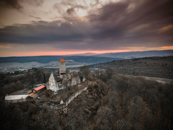 Castle in the sunset