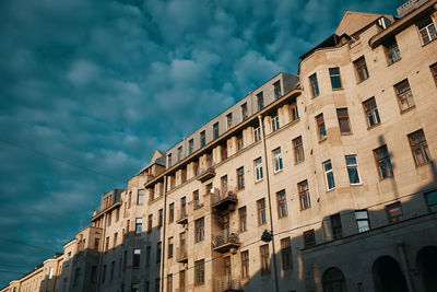 Low angle view of building against sky