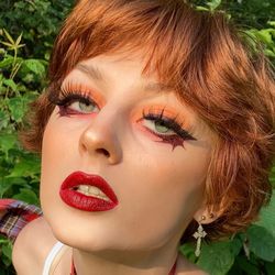 Close-up of young woman