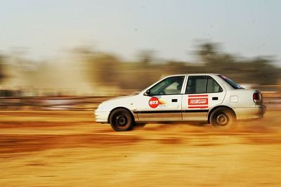 Car on road