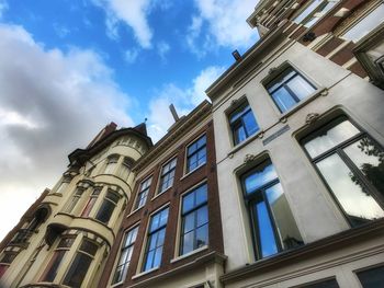 Low angle view of building against sky