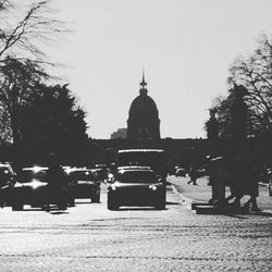 People walking in city