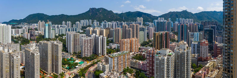 Aerial view of a city