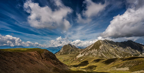 Panoramic view of landscape against sky