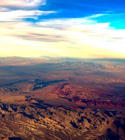 Aerial view of landscape