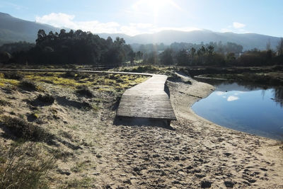 Scenic view of landscape against sky