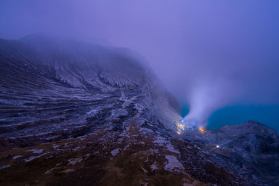 Ijen crater