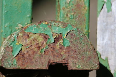 Close-up of rusty metal