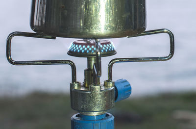 Close-up of machine part