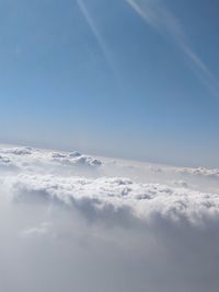 Low angle view of clouds in sky